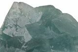 Cubic, Blue-Green Fluorite Crystal Cluster with Phantoms - China #217439-2